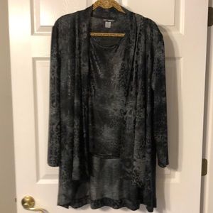 Cardigan & tank set by Soft Works